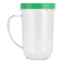 Accesorii pentru blender Smoothie, cupe de schimb pentru recipiente de blender Magic Bullet compatibile de 16 oz, cu plastic alimentar, design