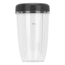 Udskiftningsblenderkop til NutriBullet 600W og 900W højhastighedsblendersystem BPA-fri Holdbar tritankop Tåler opvaskemaskine Stor kapacitet