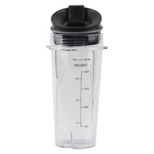 Cupă blender Ninja Blades de 16 oz, cupe blender de schimb cu capac Sip & Seal, cupă durabilă, rezistentă la mașina de spălat vase, cu pereți
