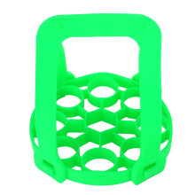 Innovativt silikonstativ for damping av egg, perfekt for husholdningsbruk, varmebestandig silikonrist, med silikonhåndtak for sikker bruk.