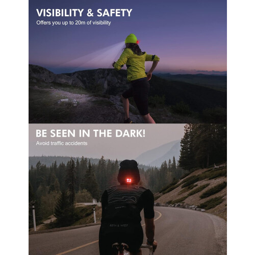 Φως Hands-Free για Άνδρες και Γυναίκες, Σκούφος LED με Τρεις Ρυθμίσεις Φωτεινότητας για 2