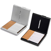 Portable Cigarette Case, Aluminum Material with Magnetic Switch, Slim Ultrathin Design for Easy Carry, Waterproof Performance Ensures Moisture Protect