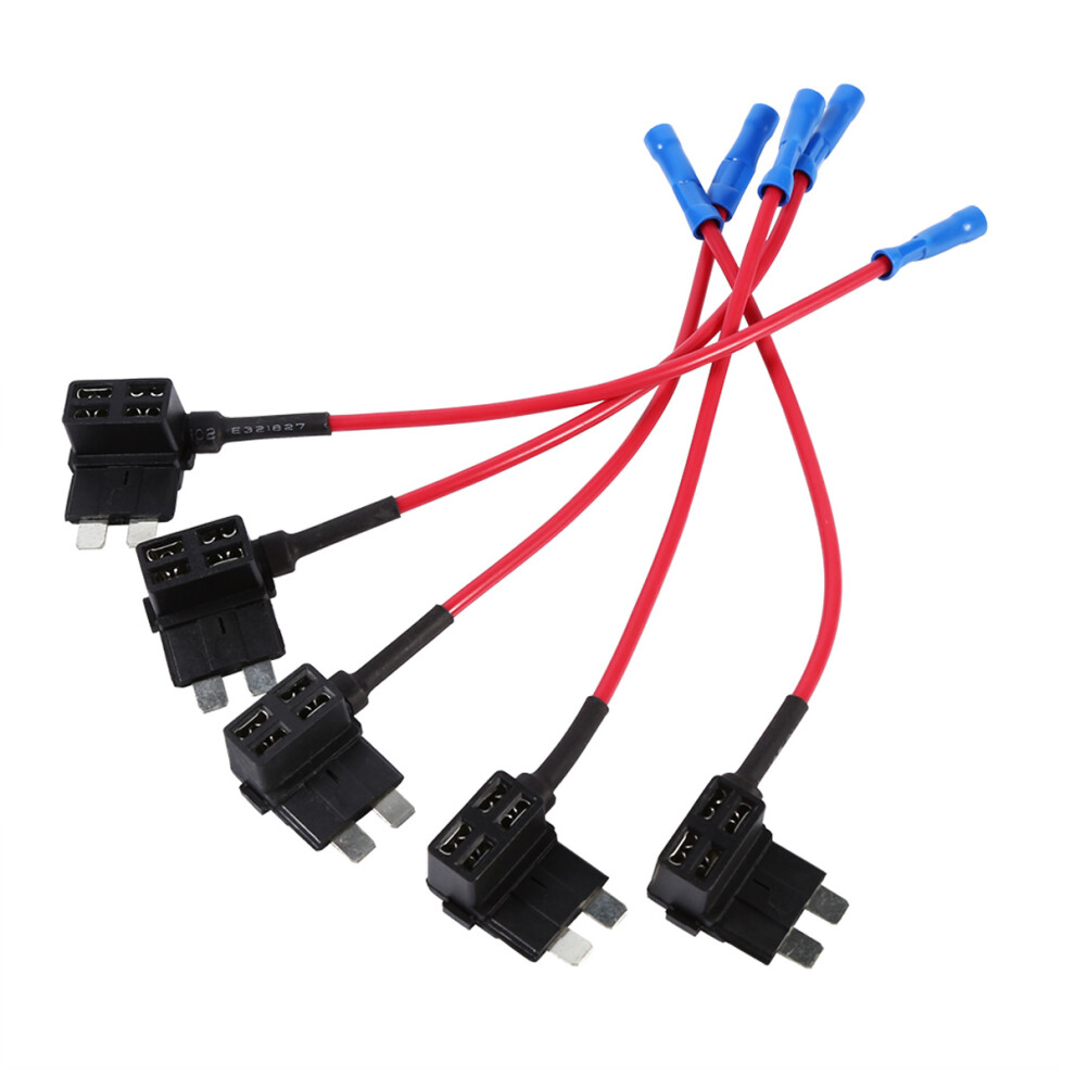 Compact Design Fuse Tap For Automotive Electronics, Medium-Sized Ato Atc Piggy Back Adapter With Built-In Fuse Protect Reliable Circuit Safety For 9190834484693