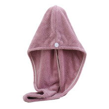 Microfiber Hair Turban, Quick Dry, Super Absorbent, Anti-Frizz, Ultra Soft Thickening Coral Fleece, Button Closure, 1 Pack, Lightweight, For All Hair