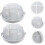Sauna Lamp 2Pcs Explosion Lighting For Steam Corridor Wall Light  Temperature Resistant Durable Easy To Install 2