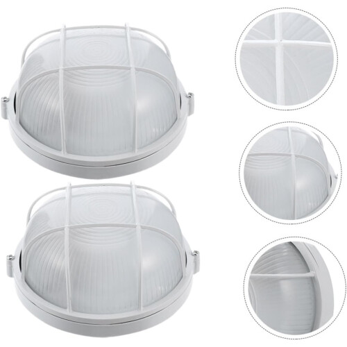 Sauna Lamp 2Pcs Explosion Lighting For Steam Corridor Wall Light  Temperature Resistant Durable Easy To Install 1