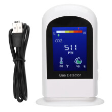 Portable Co Gas Detector For Safe Travel, 3-In-1 Carbon Monoxide Detector With High Accuracy, Reset Function For Home Public Sites Agriculture Animal