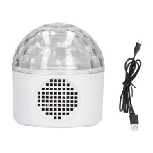 Disco Ball DJ Strobe Light hangvezérlésű party light Bluetooth hangszóróval, színes asztrális égbolt effektussal, USB tápellátású