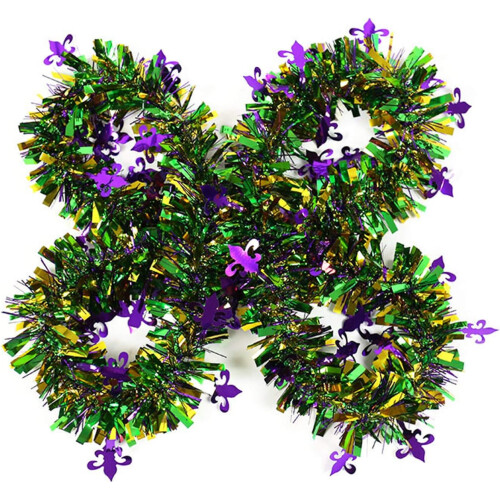 Twist Into Festivity, Σετ 4 τεμαχίων, Γιρλάντα με Πατριωτικά Σχέδια 6,5 ποδιών, Κόκκινη Λευκή 1