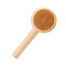 Selfcleaning pet brush, cat cleaning brush Portable gentle grooming deshedding comb for cats, rabbits, hamsters