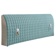 Soft Non Irritating Quilted Bed Headboard Cover for Full Queen Size, Versatile Usage Decorate Your Bedroom Headboard Slipcover with Easy to Install El