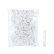 Disposable Shower Plastic Elastic Caps, Individually Wrapped for Women Kids Girls, Home Use, Hotel, Spa, and Hair Salon