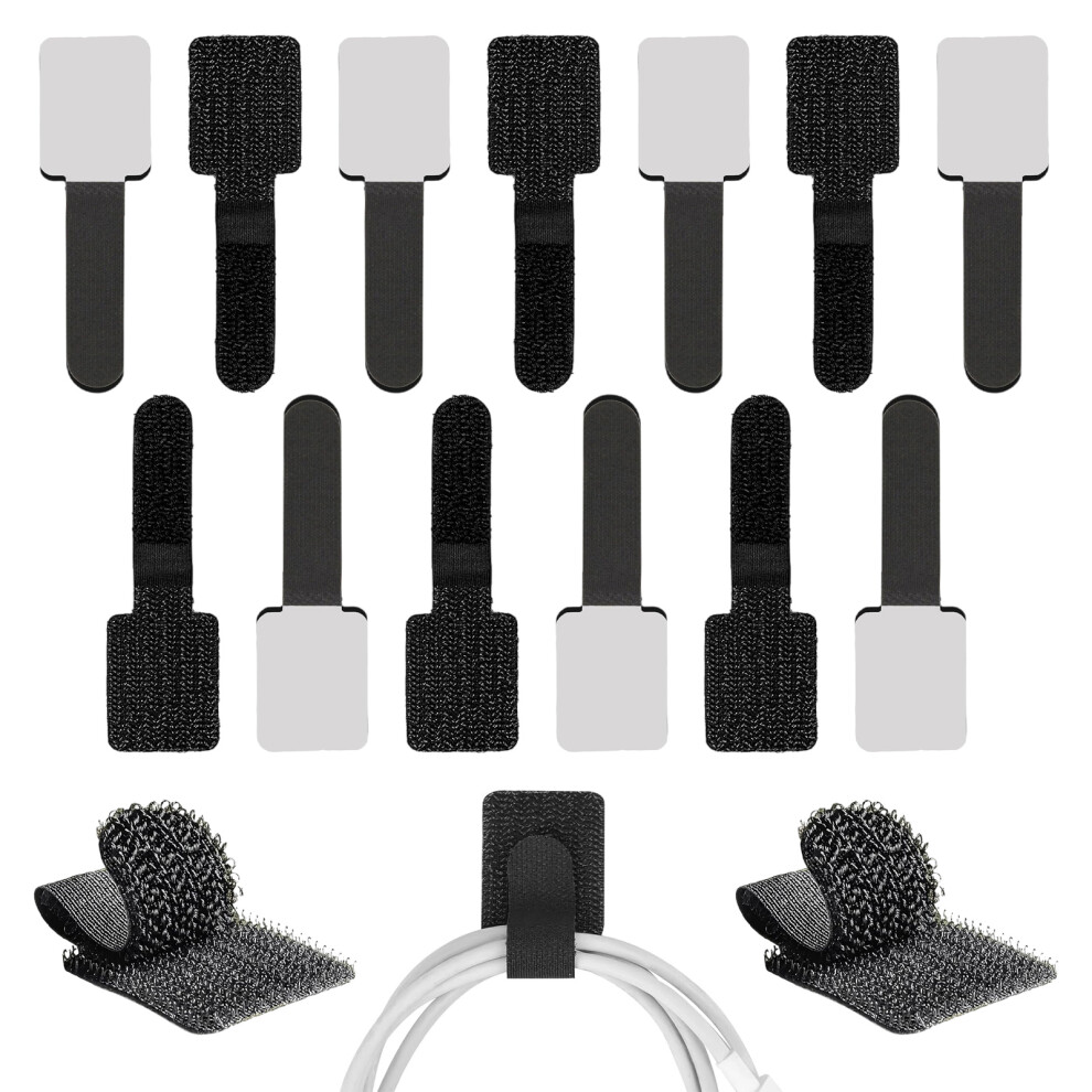 50Pcs Cable Clips Self Adhesive Hooks, Cable Tidy Clips, Efficient Wire Clips Organizer Cable Tie Wraps For Cable Management And Cords Organization, B 9453559629047