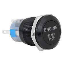 LED-lys Trykknapafbryder Vandtæt design Motorstart Stopfunktion Holdbar konstruktion Universalmontering Momentan type Metal Vippestarter
