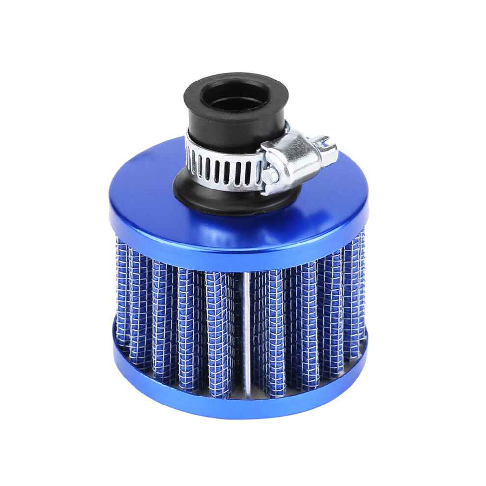 Cold Air Intake Filter Enhanced Per Unit Time Air Intake High Reliability Universal Fitment For 12Mm Engine Systems, Durable Build Silver 9190834487359