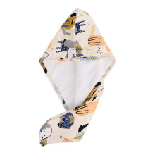 Serviette de plage, serviette bébé à capuche en microfibre absorbante, tissu ultra-doux avec gant de toilette inclus, pour des cheveux plus