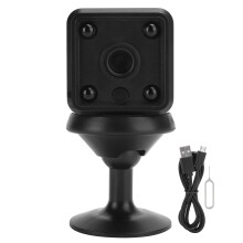Mini caméra de surveillance discrète, vision nocturne HD 1080p, portée de 15 m, détection de mouvement, contrôle via application intelligente,