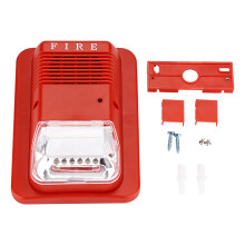 Security Fire Alarm Sound And Light Strobe Horn Siren System Sensor With IP67 Waterproof Rating Remote Controlled Function Solar Powered Option