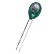 Testeur d'humidité et de pH du sol, kit de test de sol 3 en 1 avec fonction de test par lumière, sonde en acier inoxydable haute conductivité pour