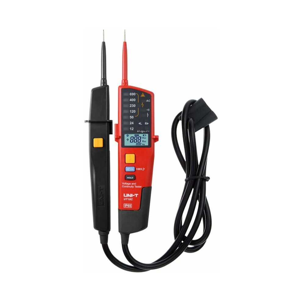 Efficient Voltage Tester Pen, Waterproof Type Voltage Tester Equipped With Continuity Tester Meter, Ideal For Safe And Reliable Electrical Inspections 9340959641901