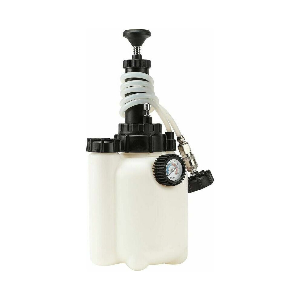 Brake Fluid Bleeder For European Vehicles, Manual Brake Fluid Bleeder Transparent Reservoir With Flexible Hose For Easy Handling And Accurate 9128293324045