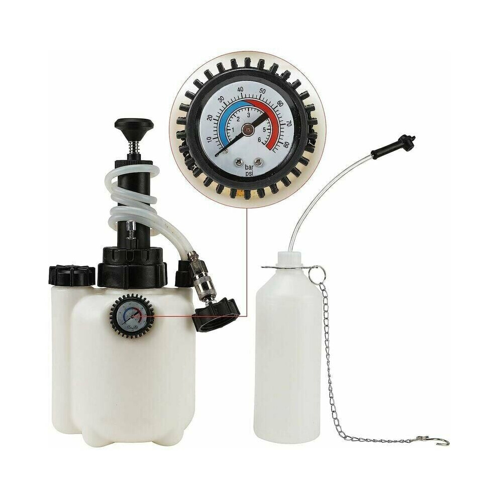 High-Capacity Brake Fluid Bleeder, Manual Brake Fluid Bleeder With Wide Vehicle Compatibility For Hassle-Free Brake Maintenance 9358999451695