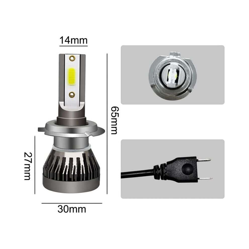 Automotive Lighting, Super Bright Led Bulbs, For Your Driving Safety In Extreme Weather Conditions, Hollow Carved Cool Fan Ensures Super Cooling 9128293324144