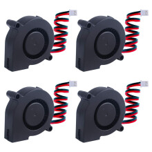 Hochgeschwindigkeits-Gebläseventilator mit Doppelkugellager, extrem leiser Industrielüfter, Turbolüfter, 12 V DC, 50 x 50 x 15 mm, geräuscharme