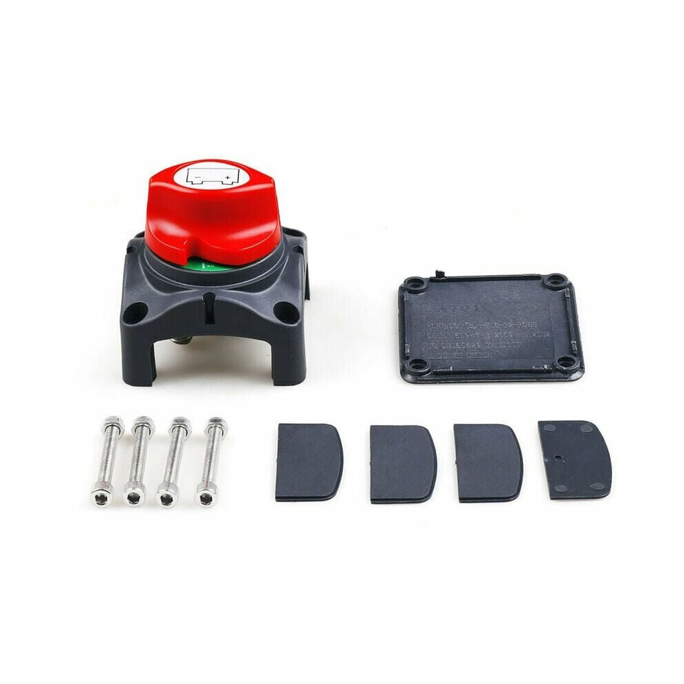 Heavy Duty Battery Switch, Waterproof Isolator For On Off Master Cut Disconnect In Cars Boats Vans Caravans, Electrical System Security Ensured 9340959624652