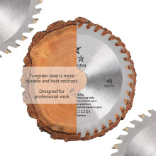 Precision Cutting Companion: Tct Circular Saw Blade, 40T Carbide Tipped Fast Cutting Disc For Hard Soft Wood, Plastic, Ensuring Smooth, Clean Cuts