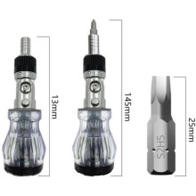Versatile Ratchet Stubby Driver, Engine Compartment Work Essential Tool for Multi-Batch Ratchet Multi-Tool Set, Regular Driver Functionality for