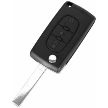 Guscio per chiave telecomando auto, lama della chiave non tagliata compatibile con Citroen C5 (2007-2014), migliora l'estetica della tua chiave