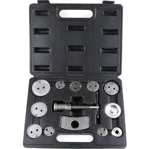 Universal Compatibility Brake Caliper Tool, Heavy Duty Piston Rewind Tool Kit for Brake Pad Replacement