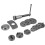 Brake Caliper Compression Tool Set, High-Strength Steel Dual-Functionality Piston Rewind for Brake Pad Replacement 4