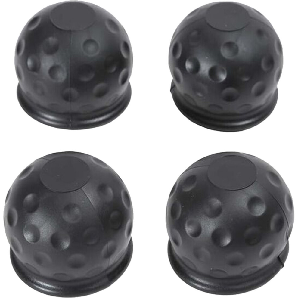 Towing Hitch Protective Cover, Durable Soft Rubber Trailer Ball Cap, Anti-Aging Tow Ball Protector For Cars Trucks Trailers (4Pcs) 9433291755877