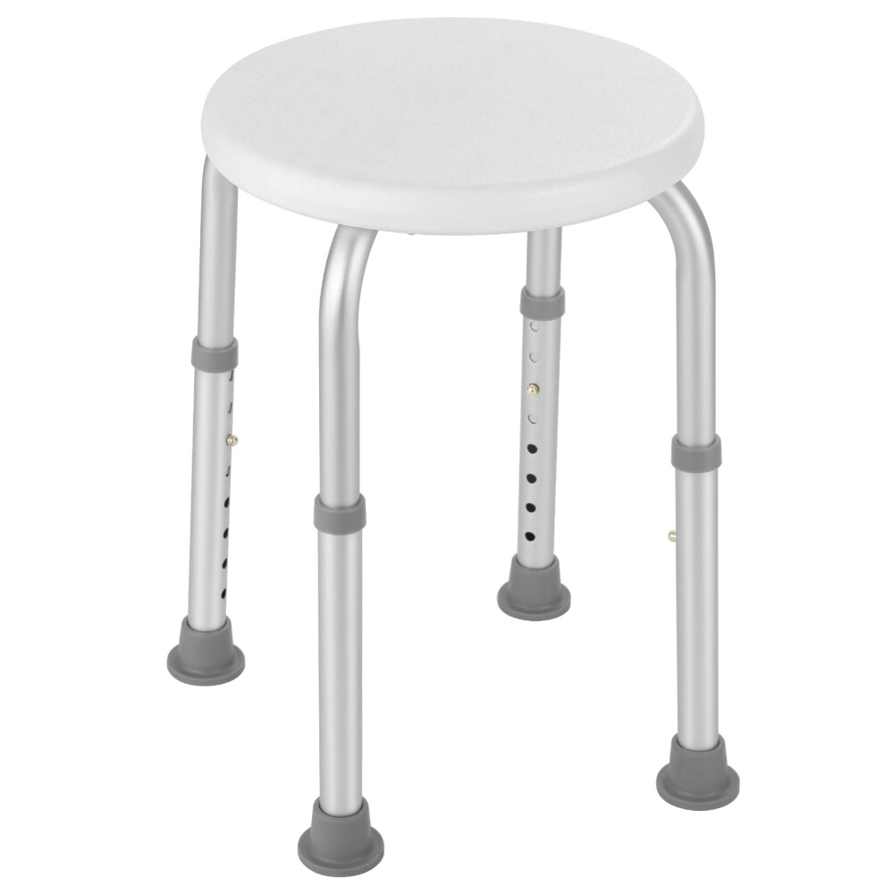 Shower Stool with NonSlip Feet, 8Way Adjustable (3654 cm)