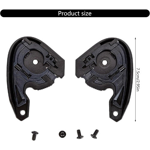 Quick Mounting Helmets Bottom Base Adapter With Stability Fixation, 2Pack ABS Helmet Parts 2