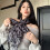 Leopard Print Scarf Lightweight Polyester Elegant-Gray 7