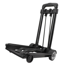 Portable Folding Handcart, Folding Handcart, Compact, Robust, Robust Luggage Trolley with 4 Wheels for Shopping Moving
