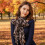 Leopard Print Scarf Lightweight Polyester Elegant-Gray 6