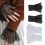 2 Paar modische Armstulpen mit Spitzen-Blumenbesatz, elastische 2
