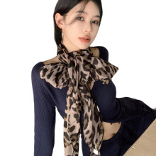 Trendy Spotted Scarf Easy Care Machine Washable Headwear-khaki