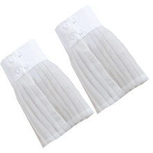 Pleated Arm Covers Decorative Sleeves Faux Sleeves for Women