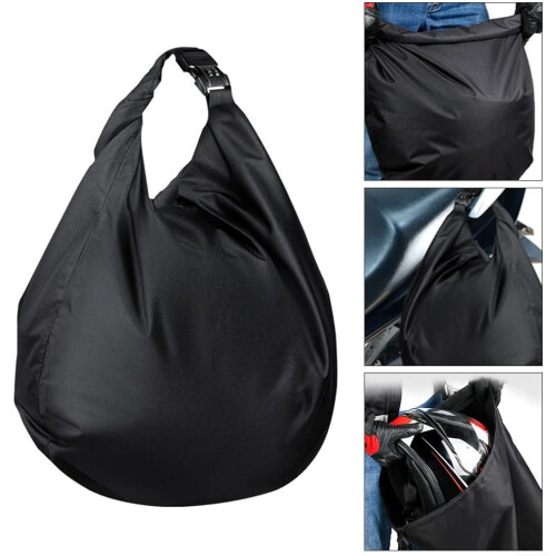 Motorcycle Backpack HelmetCompatible WaterResistant Lockable For Helmets Sleek And Functional 2