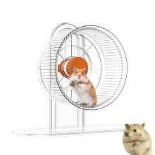 Quiet Mini Exercise Wheel for Hamster, Cage Accessories, Guinea Pigs, Ferret, Chinchilla 12 cm