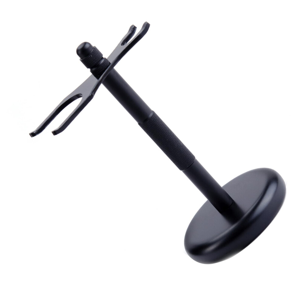 Black Shaving Brush Stand Zinc Alloy Holder Stable Good Balance Moustache Razor Brush Base Stand Drip For Men