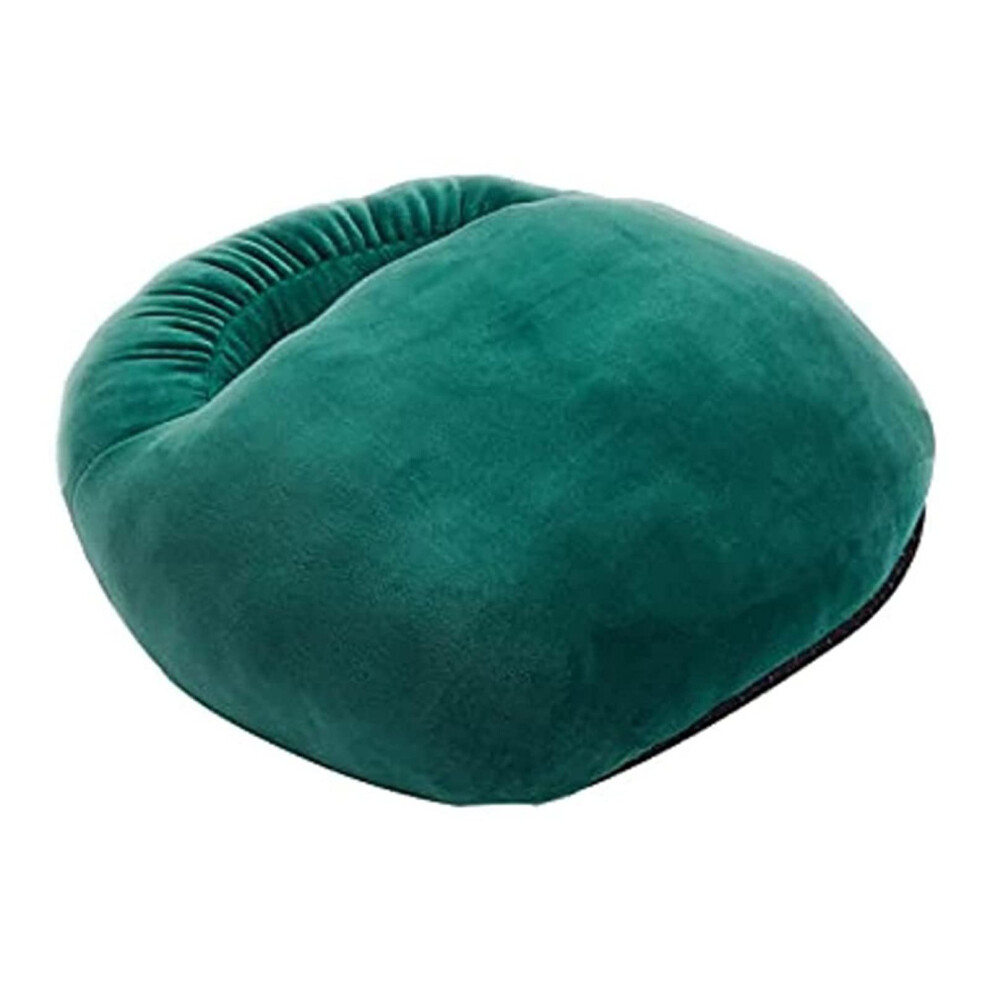 USB Electric Foot Warmer With Zipper For Kids Green For Studying And Reading