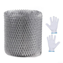 Advanced Aluminum Gutter Protection Net 12.7 cm X 6 m Leaf Guard For Gutters Aluminum Mesh Gutter Shield