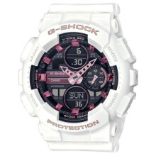Casio G-Shock Klassik Damen Uhr Weiß - CASIO - Quarz - Doppelanzeige - Erwachsene - Kunststoff - Rund