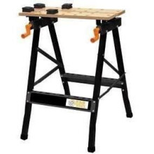 Klappbarer Tisch aus Holz und Metall, höhenverstellbar FARTOOLS ONE - WB 100 - Tragfähigkeit 100 kg - Höhe 83 cm